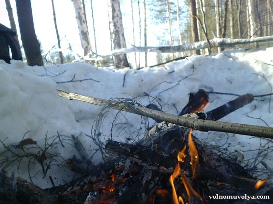 обжиг петель