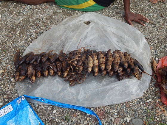 Копченая речная рыба