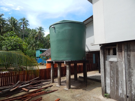 tank for water in tropic