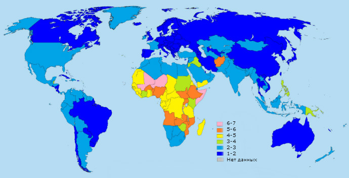 уровень рождаемости 2014