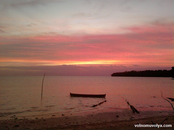 закат-возле-острова